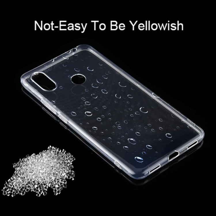 0.75mm Shockproof TPU Protective Back Case for Xiaomi Mi Max 3 (Transparent)