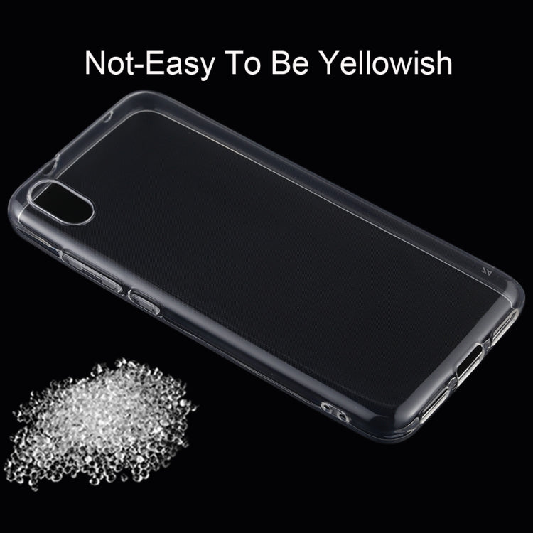 50 PCS 0.75mm Ultrathin Transparent TPU Soft Protective Case for Xiaomi Redmi 7A