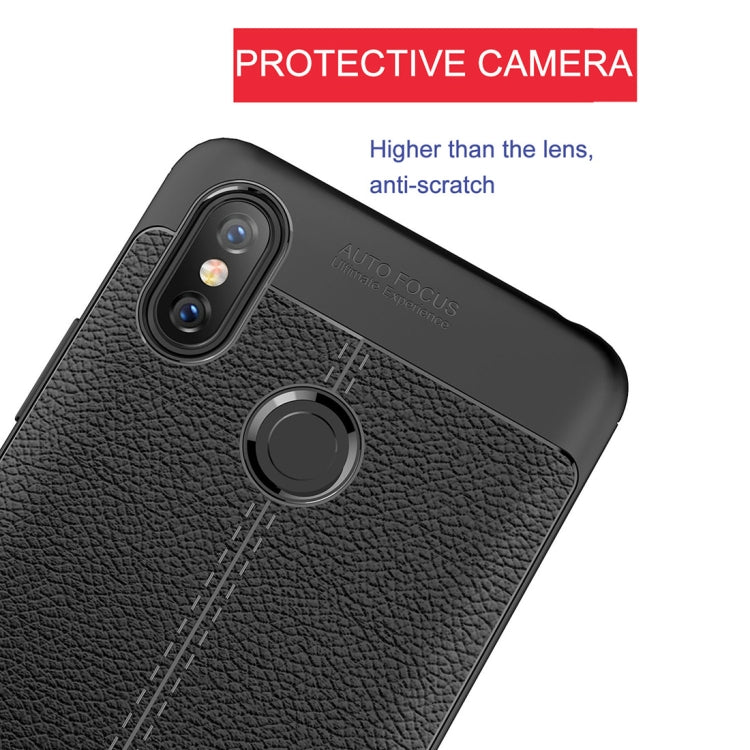 Litchi Texture TPU Shockproof Case for Xiaomi Mi Max 3