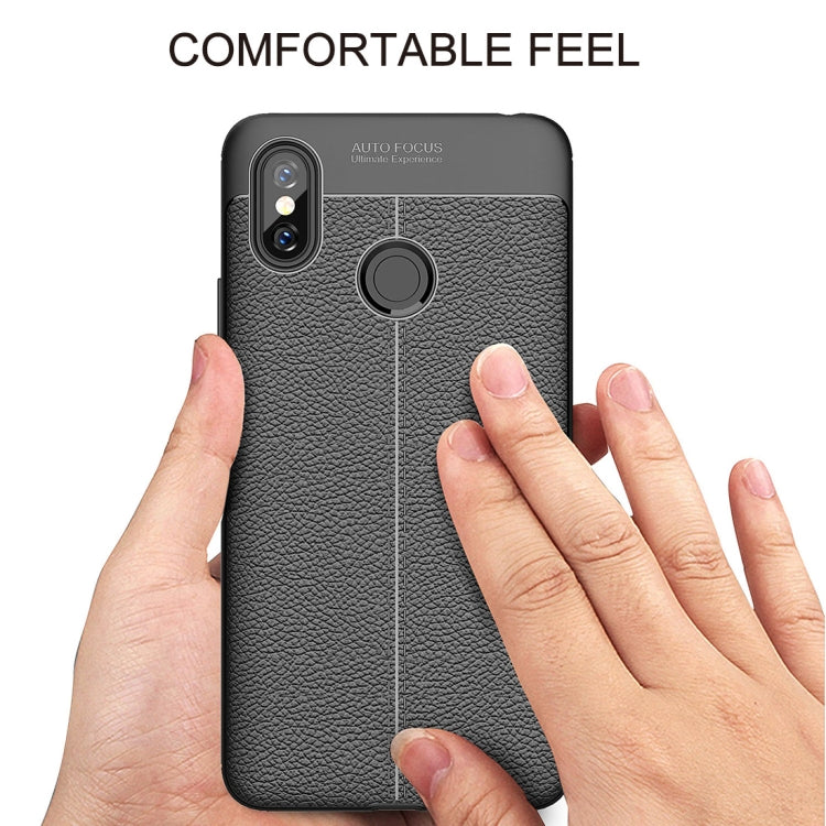 Litchi Texture TPU Shockproof Case for Xiaomi Mi Max 3