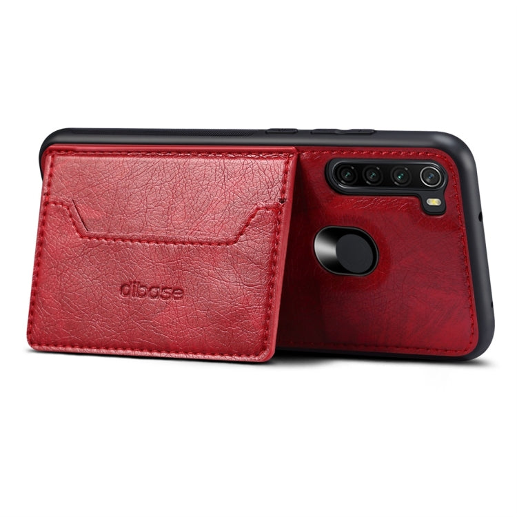 For Xiaomi Redmi Note 8 Dibase TPU + PC + PU Crazy Horse Texture Protective Case with Holder & Card Slots