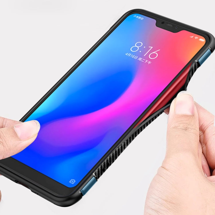 Magnetic 360 Degree Rotation Ring Holder Armor Protective Case for Xiaomi Redmi 6 Pro