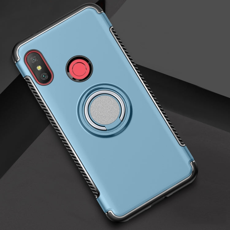 Magnetic 360 Degree Rotation Ring Holder Armor Protective Case for Xiaomi Redmi 6 Pro