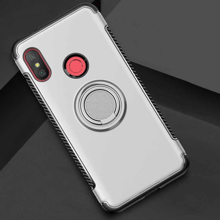 Magnetic 360 Degree Rotation Ring Holder Armor Protective Case for Xiaomi Redmi 6 Pro