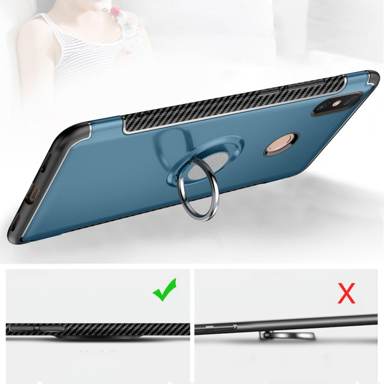 Magnetic 360 Degree Rotation Ring Holder Armor Protective Case for Xiaomi Mi Max 3