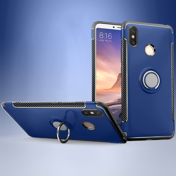 Magnetic 360 Degree Rotation Ring Holder Armor Protective Case for Xiaomi Mi Max 3