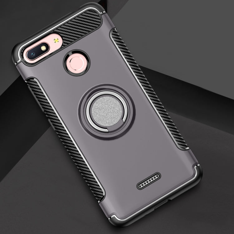 Magnetic 360 Degree Rotation Ring Holder Armor Protective Case for Xiaomi Redmi 6A