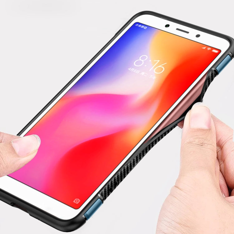 Magnetic 360 Degree Rotation Ring Holder Armor Protective Case for Xiaomi Redmi 6A