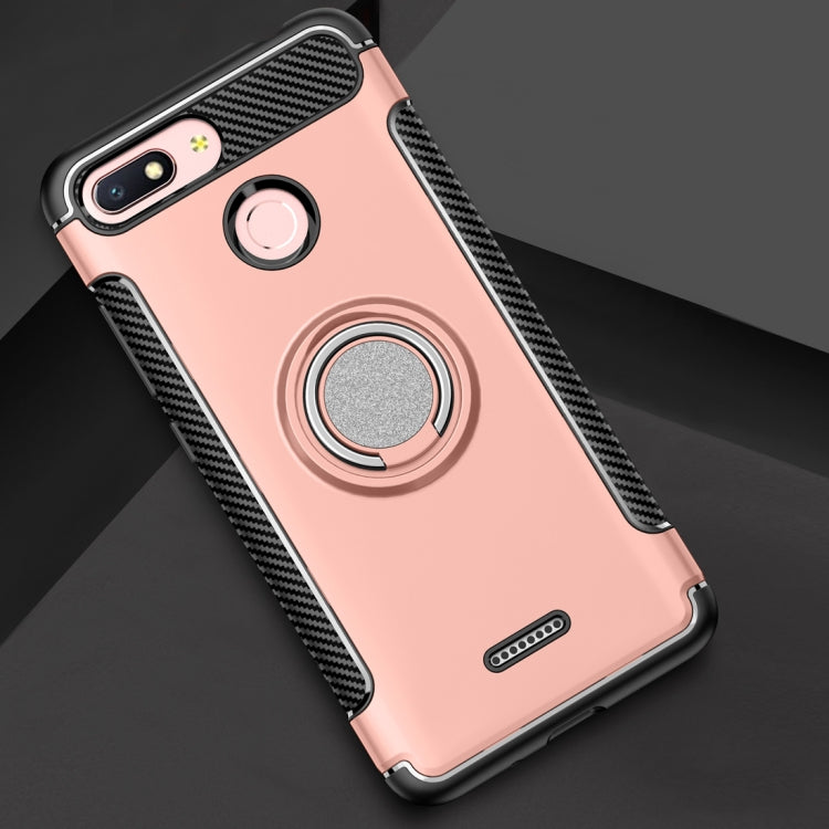 Magnetic 360 Degree Rotation Ring Holder Armor Protective Case for Xiaomi Redmi 6A