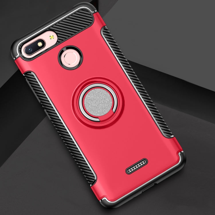 Magnetic 360 Degree Rotation Ring Holder Armor Protective Case for Xiaomi Redmi 6A
