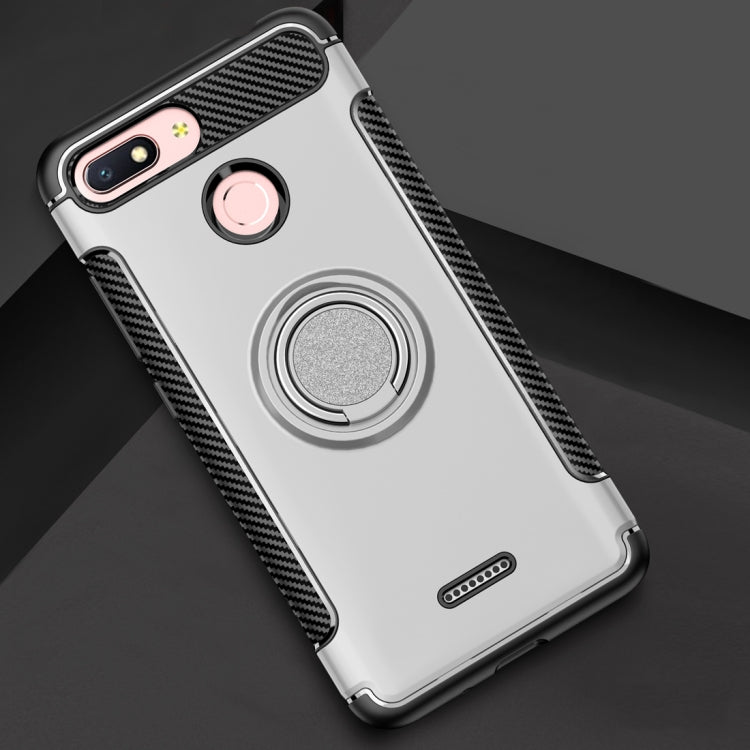 Magnetic 360 Degree Rotation Ring Holder Armor Protective Case for Xiaomi Redmi 6A