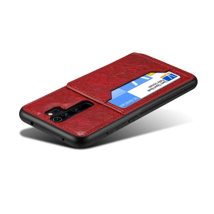Dibase For Xiaomi Redmi Note 8 Pro TPU + PC + PU Crazy Horse Texture Protective Case, with Holder & Card Slots