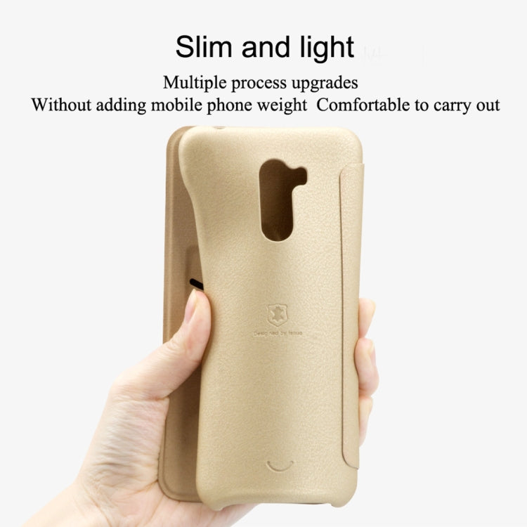 lenuo Ledream Series Litchi Texture Horizontal Flip PU Leather Case for Xiaomi Pocophone F1, with Card Slot