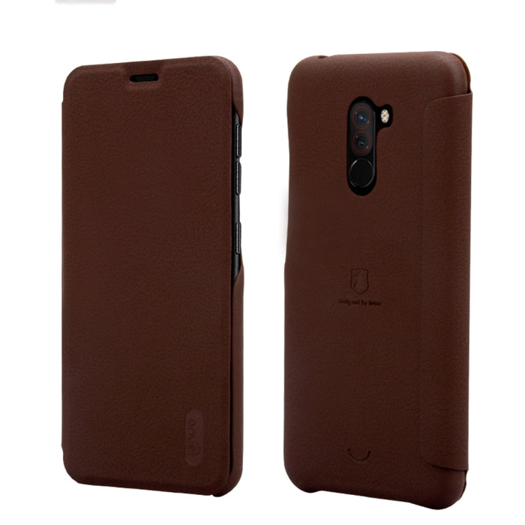 lenuo Ledream Series Litchi Texture Horizontal Flip PU Leather Case for Xiaomi Pocophone F1, with Card Slot