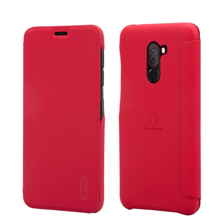 lenuo Ledream Series Litchi Texture Horizontal Flip PU Leather Case for Xiaomi Pocophone F1, with Card Slot