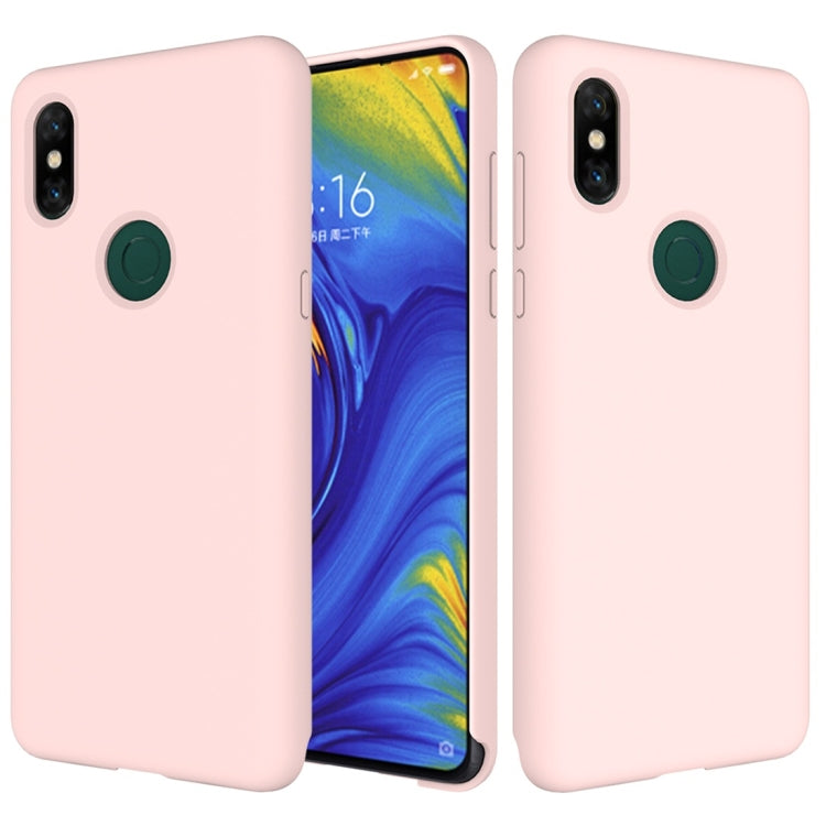 Solid Color Liquid Silicone Dropproof Protective Case for Xiaomi Mi Mix 3