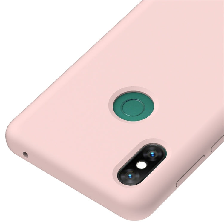 Solid Color Liquid Silicone Dropproof Protective Case for Xiaomi Mi Mix 3