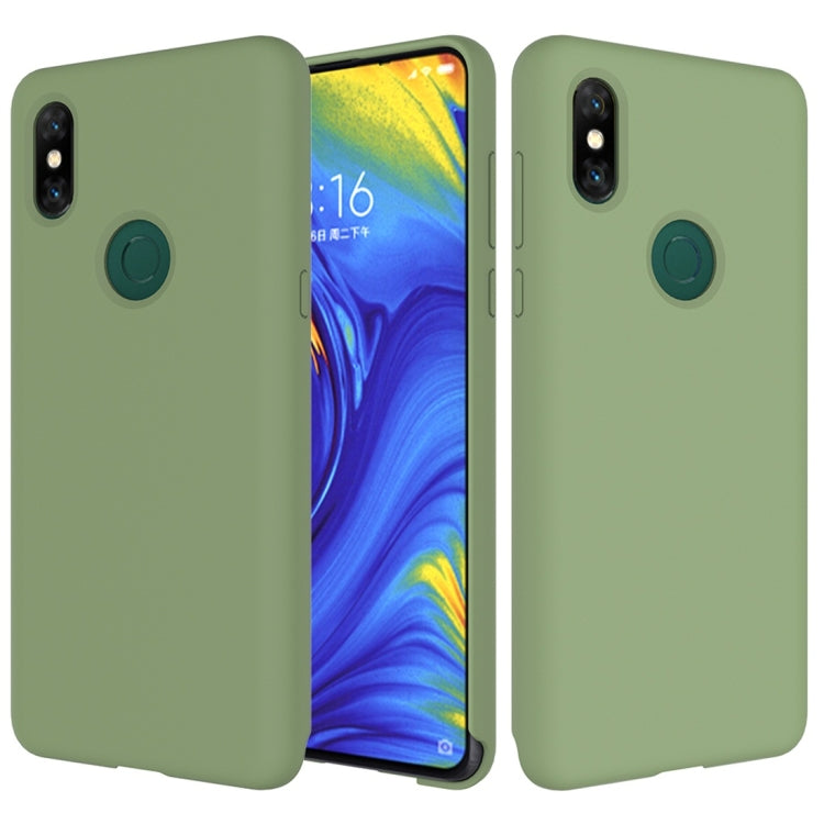 Solid Color Liquid Silicone Dropproof Protective Case for Xiaomi Mi Mix 3