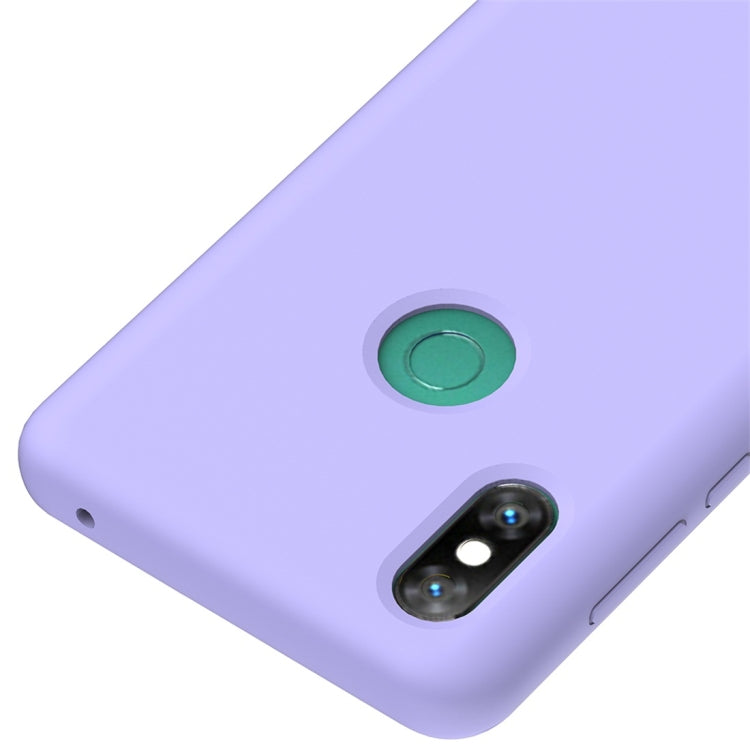 Solid Color Liquid Silicone Dropproof Protective Case for Xiaomi Mi Mix 3