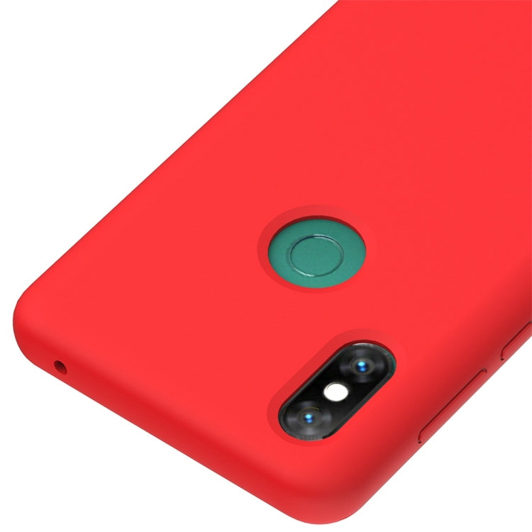 Solid Color Liquid Silicone Dropproof Protective Case for Xiaomi Mi Mix 3