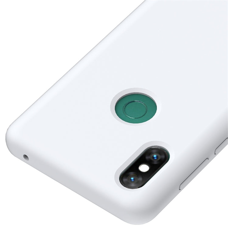 Solid Color Liquid Silicone Dropproof Protective Case for Xiaomi Mi Mix 3