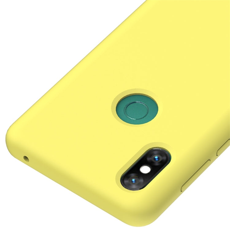 Solid Color Liquid Silicone Dropproof Protective Case for Xiaomi Mi Mix 3