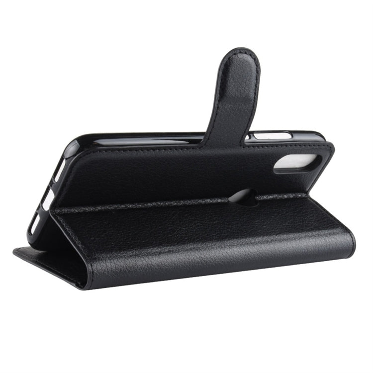 Litchi Texture Horizontal Flip Leather Case for Xiaomi Redmi Note 7, with Wallet & Holder & Card Slots