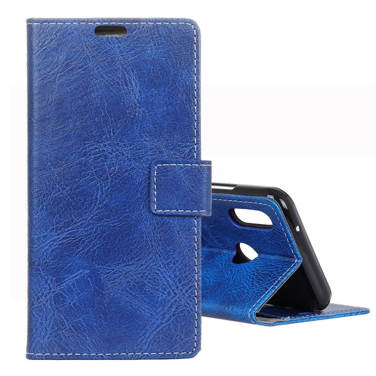 Retro Crazy Horse Texture Horizontal Flip Leather Case for Xiaomi Redmi Note 7 / Note 7 Pro / Note 7S, with Holder & Card Slots & Photo Frame