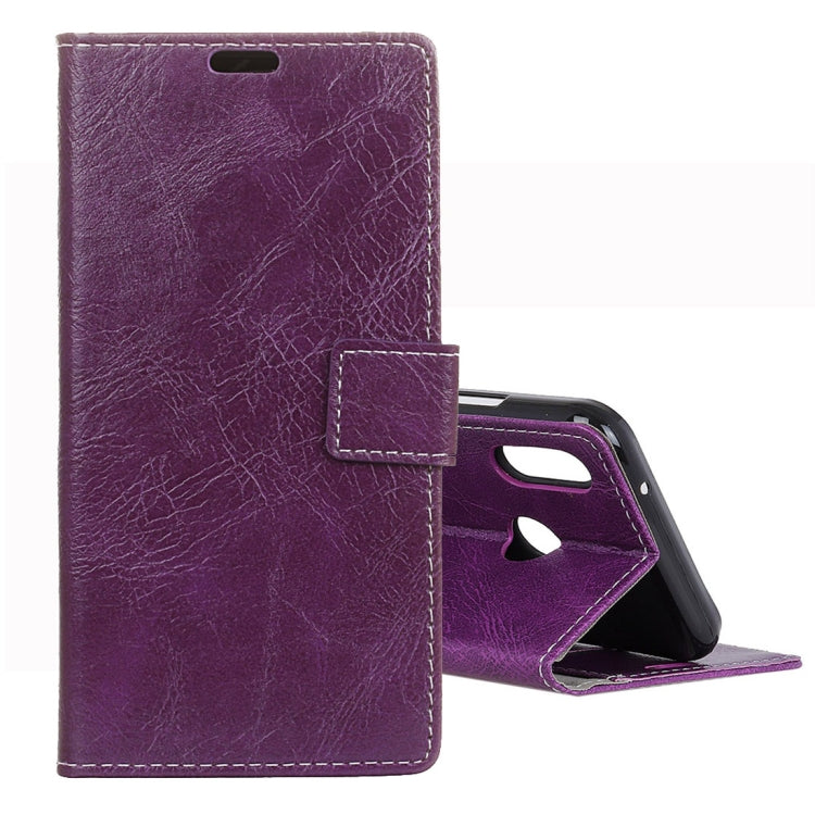 Retro Crazy Horse Texture Horizontal Flip Leather Case for Xiaomi Redmi Note 7 / Note 7 Pro / Note 7S, with Holder & Card Slots & Photo Frame