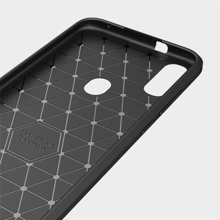 Brushed Texture Carbon Fiber TPU Case for Xiaomi Mi Play