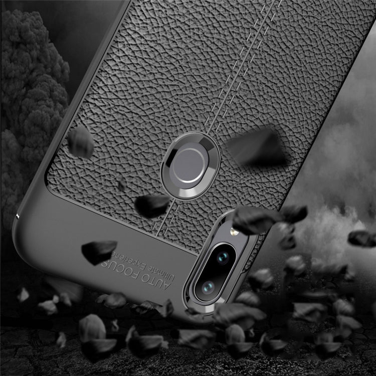 Litchi Texture TPU Shockproof Case for Xiaomi Mi Play
