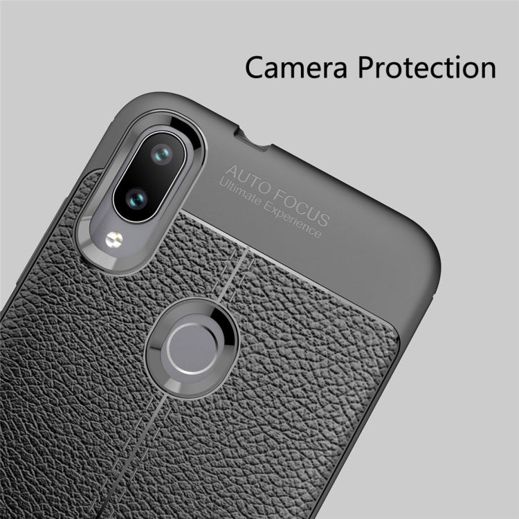 Litchi Texture TPU Shockproof Case for Xiaomi Mi Play