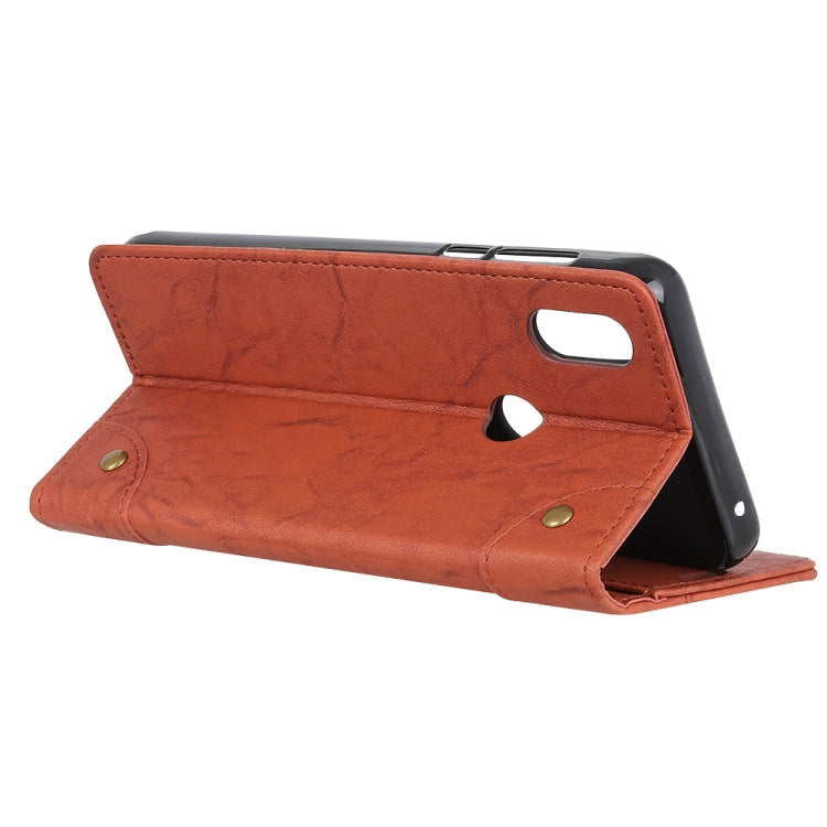 Copper Buckle Nappa Texture Horizontal Flip Leather Case for Xiaomi Mi Mix 3 5G, with Holder & Card Slots & Wallet