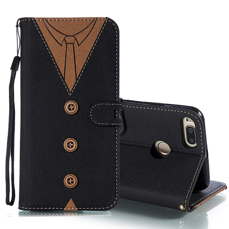 Splicing Embossed Male Style Horizontal Flip Leather Case for Xiaomi Mi 5X / A1, with Holder & Card Slots & Wallet & Lanyard