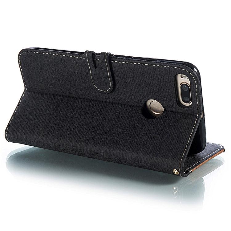 Splicing Embossed Male Style Horizontal Flip Leather Case for Xiaomi Mi 5X / A1, with Holder & Card Slots & Wallet & Lanyard