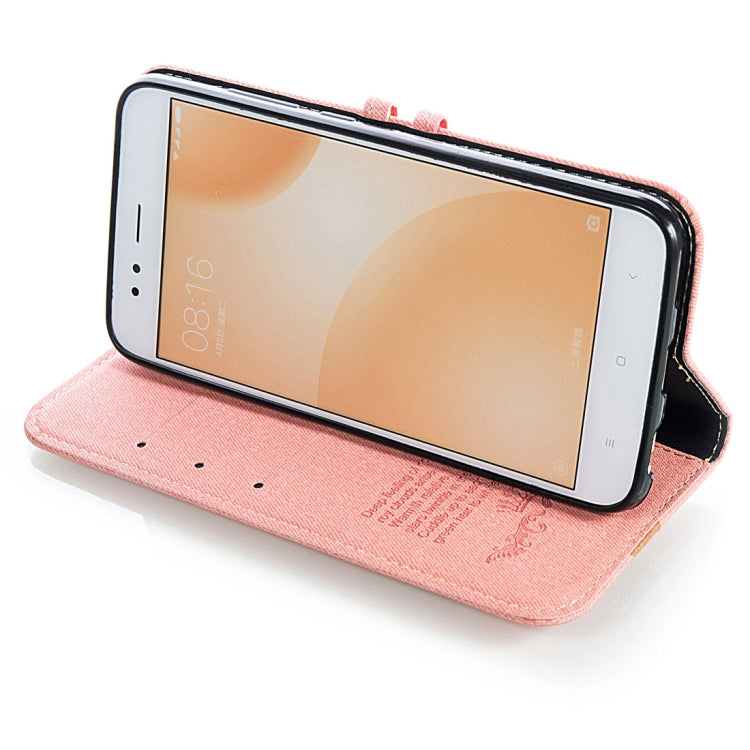 Splicing Embossed Male Style Horizontal Flip Leather Case for Xiaomi Mi 5X / A1, with Holder & Card Slots & Wallet & Lanyard