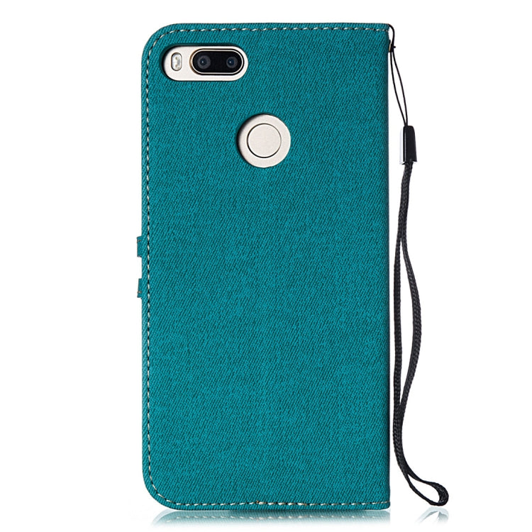 Splicing Embossed Male Style Horizontal Flip Leather Case for Xiaomi Mi 5X / A1, with Holder & Card Slots & Wallet & Lanyard