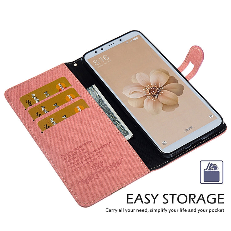 Splicing Embossed Male Style Horizontal Flip Leather Case for Xiaomi Mi 6X / A2, with Holder & Card Slots & Wallet & Lanyard