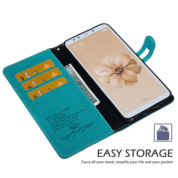 Splicing Embossed Male Style Horizontal Flip Leather Case for Xiaomi Mi 6X / A2, with Holder & Card Slots & Wallet & Lanyard