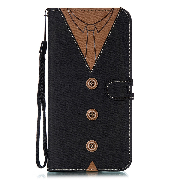 Splicing Embossed Male Style Horizontal Flip Leather Case for Xiaomi Mi 8, with Holder & Card Slots & Wallet & Lanyard