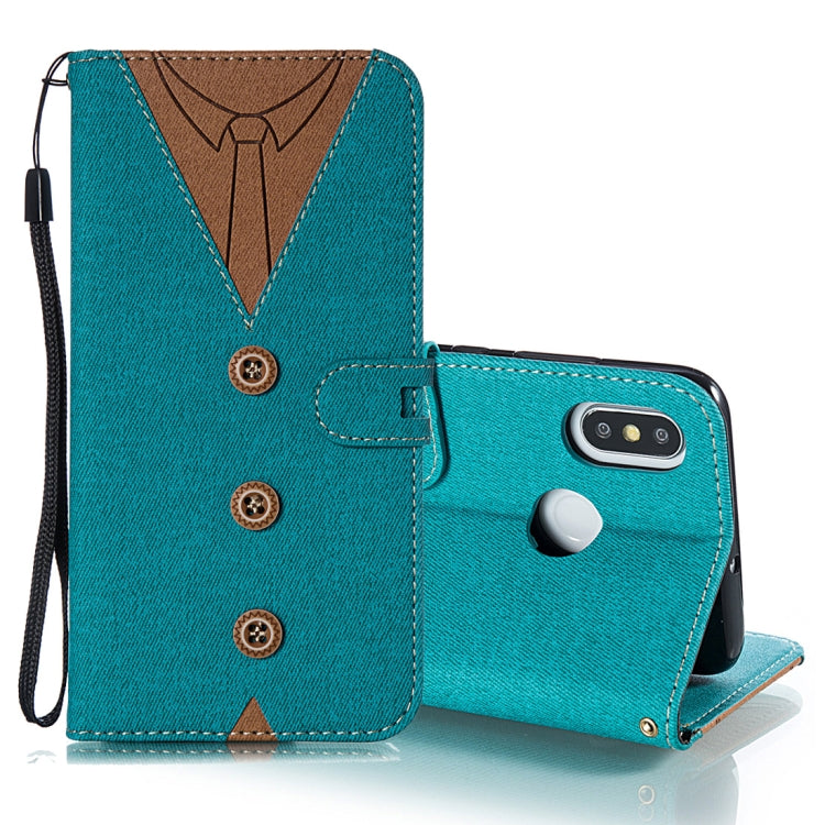 Splicing Embossed Male Style Horizontal Flip Leather Case for Xiaomi Mi 8, with Holder & Card Slots & Wallet & Lanyard