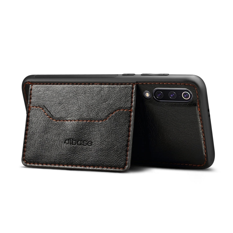 Dibase TPU + PC + PU Crazy Horse Texture Protective Case for Xiaomi Mi 9 SE, with Holder & Card Slots
