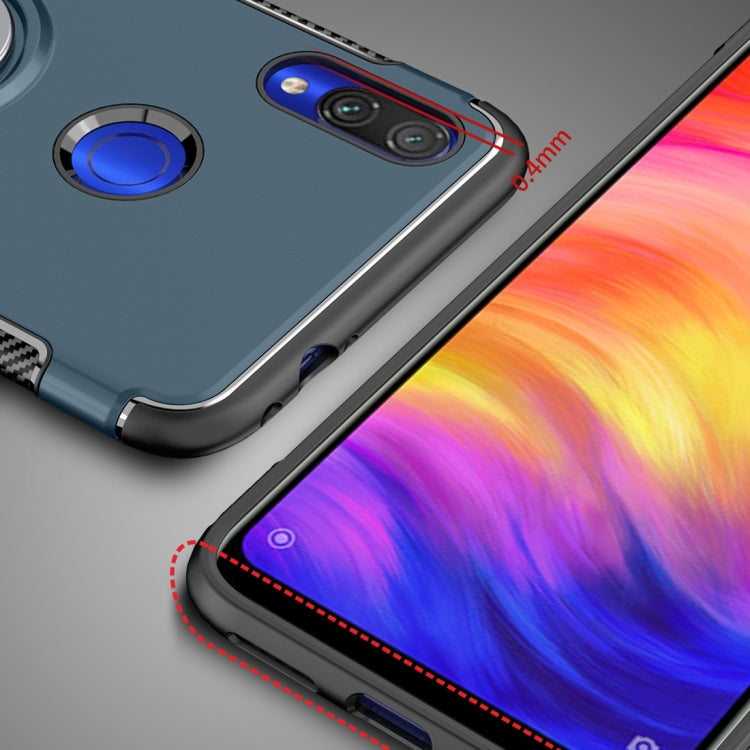 Magnetic Armor Protective Case for Xiaomi Redmi Note 7, with 360 Degree Rotation Ring Holder