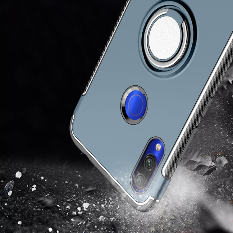 Magnetic Armor Protective Case for Xiaomi Redmi Note 7, with 360 Degree Rotation Ring Holder