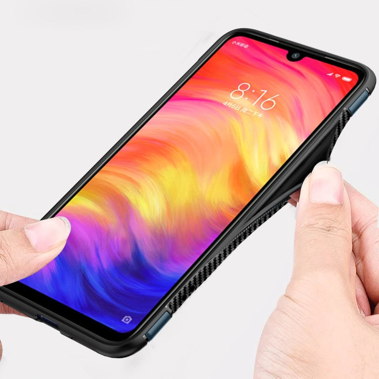 Magnetic Armor Protective Case for Xiaomi Redmi Note 7, with 360 Degree Rotation Ring Holder