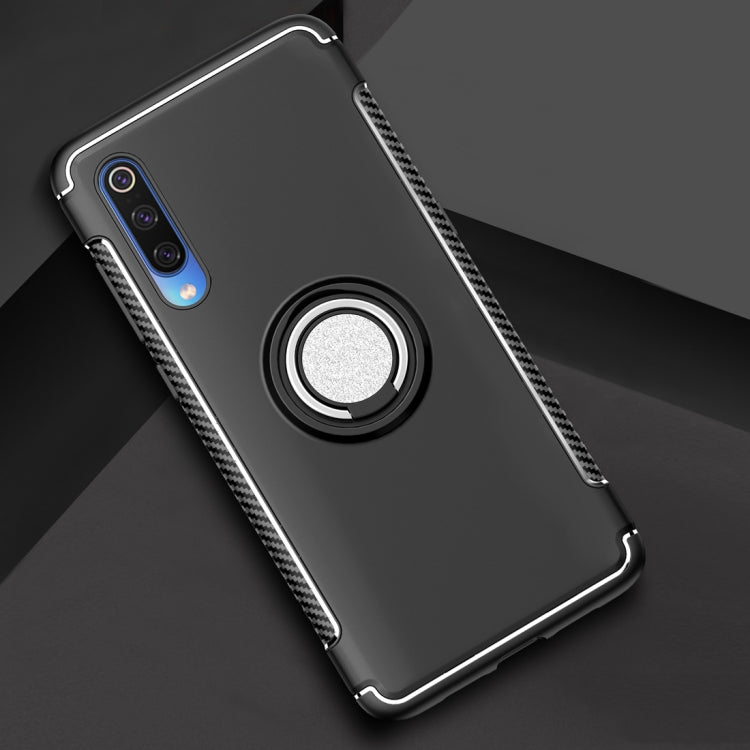 Magnetic Armor Protective Case for Xiaomi Mi 9, with 360 Degree Rotation Ring Holder