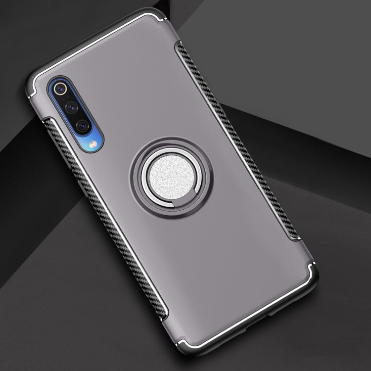 Magnetic Armor Protective Case for Xiaomi Mi 9, with 360 Degree Rotation Ring Holder