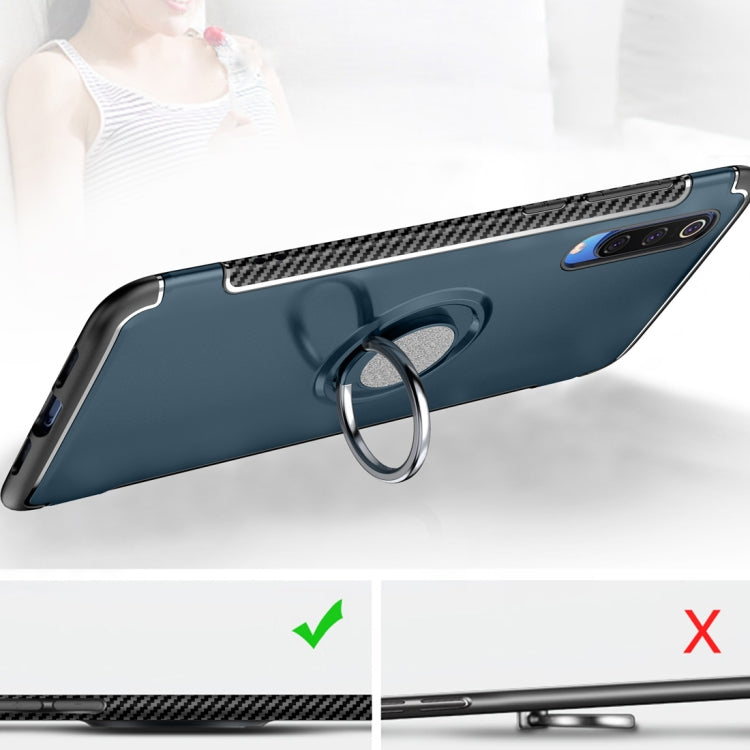 Magnetic Armor Protective Case for Xiaomi Mi 9, with 360 Degree Rotation Ring Holder