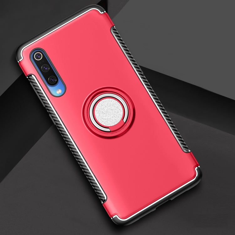 Magnetic Armor Protective Case for Xiaomi Mi 9, with 360 Degree Rotation Ring Holder