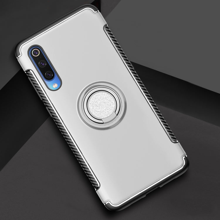Magnetic Armor Protective Case for Xiaomi Mi 9, with 360 Degree Rotation Ring Holder